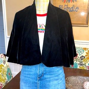 Vintage velvet cape